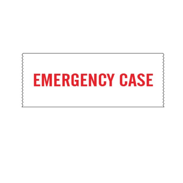 Printed Chart Tape - Emergency Case